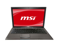 MSI GE620DX-471PL i5-2430M/8GB/500/DVD-RW/7HP64 GT555 - 74368 - zdjęcie 1